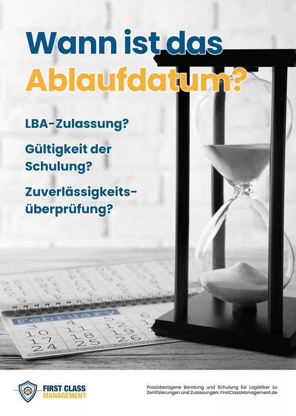 Poster Sicherheitskultur zum Thema: Ablaufdatum