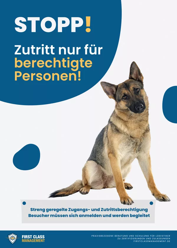 Poster Sicherheitskultur zum Thema: Zutrittsberechtigungen