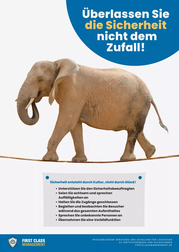 Poster Sicherheitskultur zum Thema: Mitarbeiter Buy-In